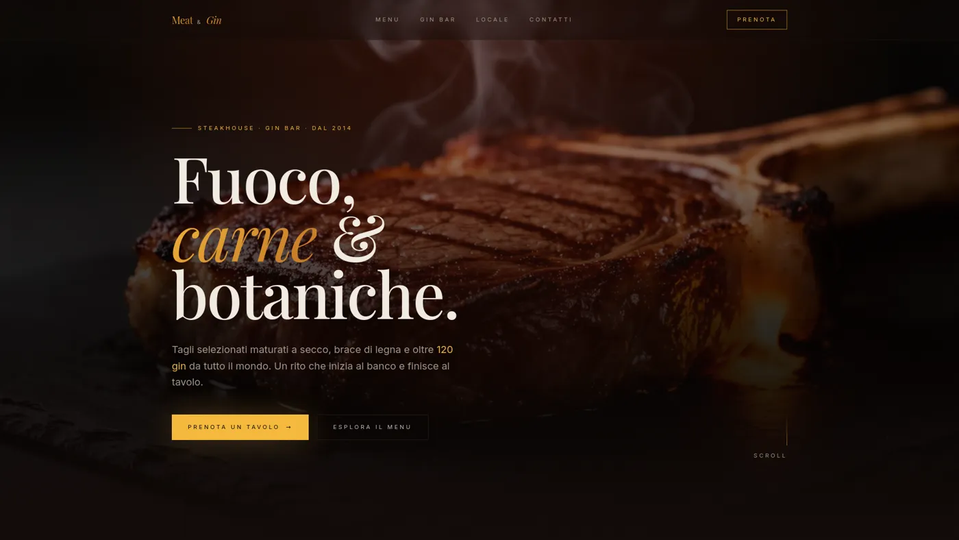 Foto dal sito di Meat e Gin