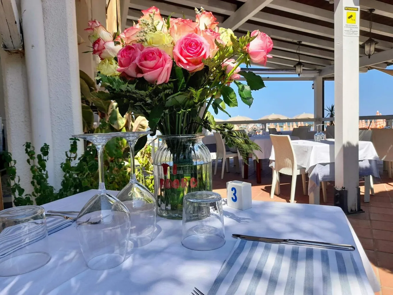 Foto dal sito di Blumarine Ristorante e Spiaggia