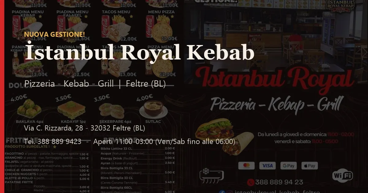 Foto dal sito di İstanbul City Kebab
