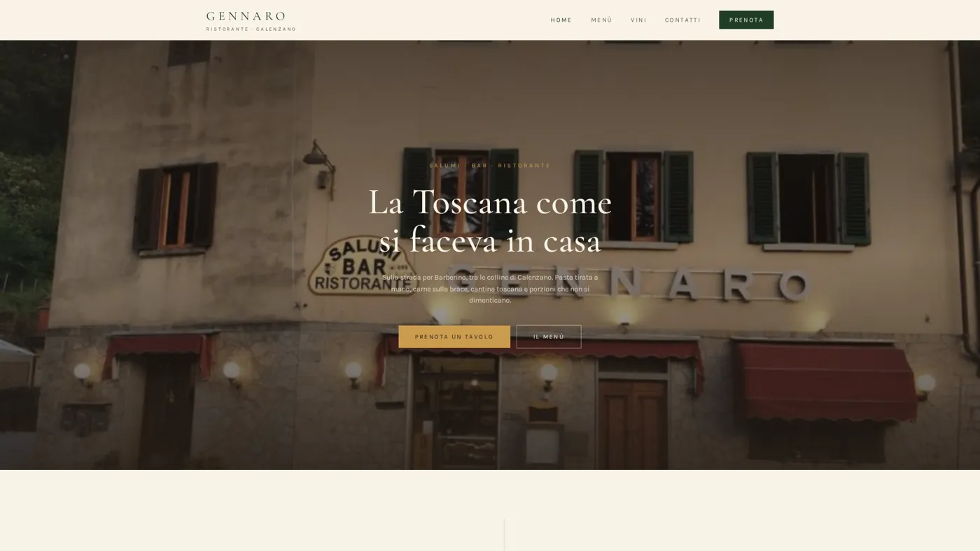 Foto dal sito di Ristorante Gennaro