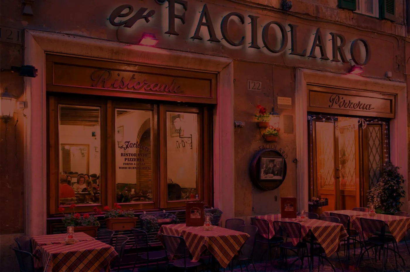 Foto dal sito di Er Faciolaro Ristorante Pizzeria Tipico Romano