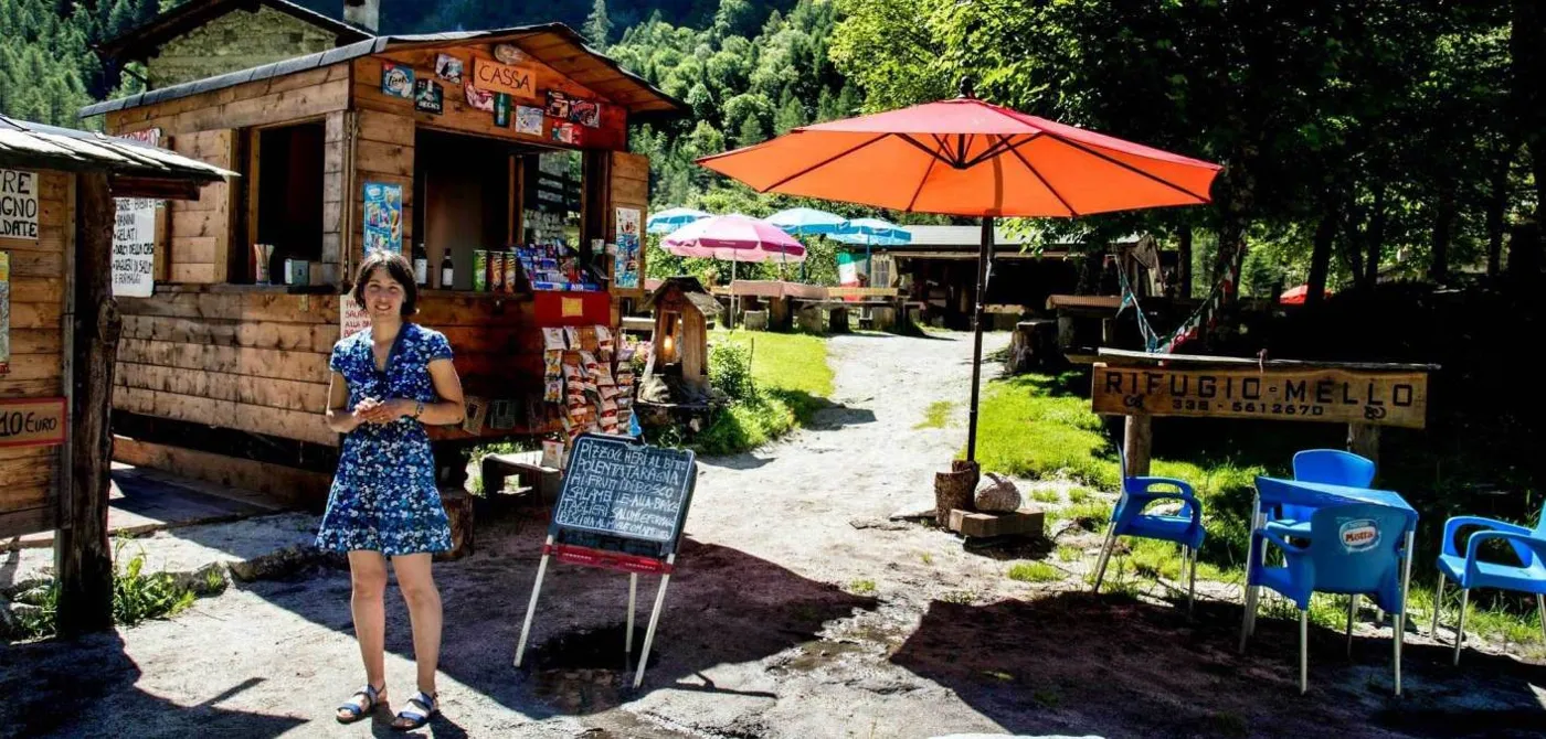 Foto dal sito di Rifugio Mello- val di Mello