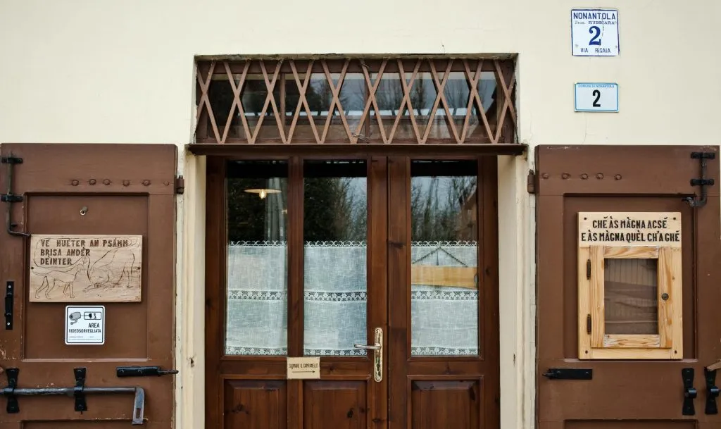 Foto dal sito di Osteria di Rubbiara