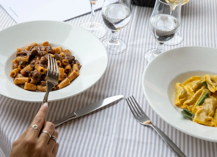 Foto dal sito di Scaravelli: Ristorante