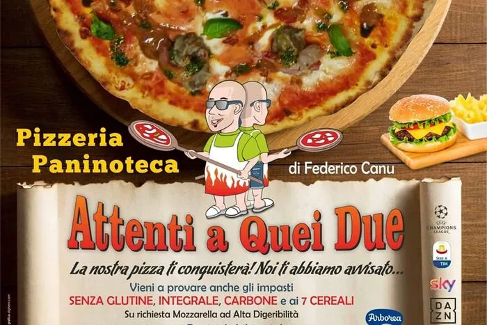 Foto dal sito di Pizzeria Attenti a quei Due di Canu Federico
